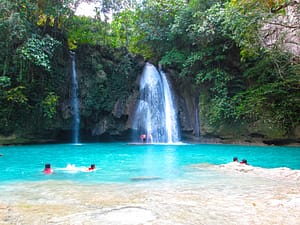 waterfall hot spring 